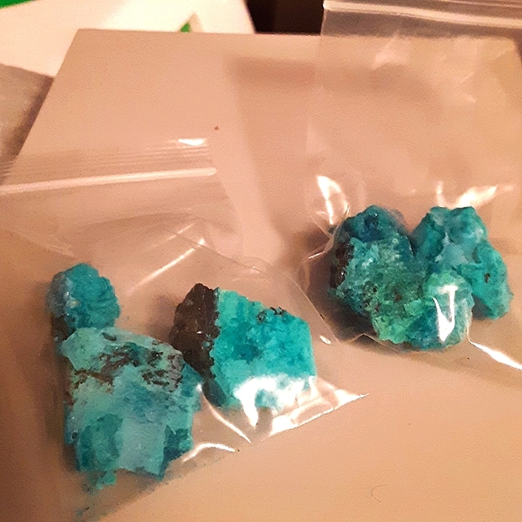 Rare Druzy Chrysocolla Rocks - Picture 1 of 4